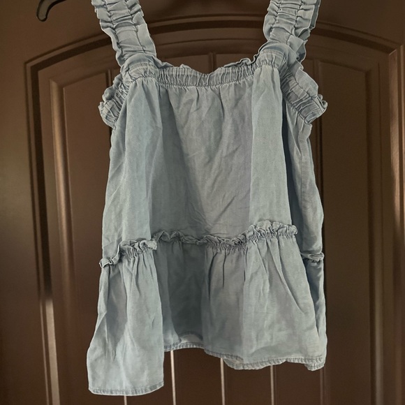 NWT DENIM TOP. SIZE S - Picture 3 of 6